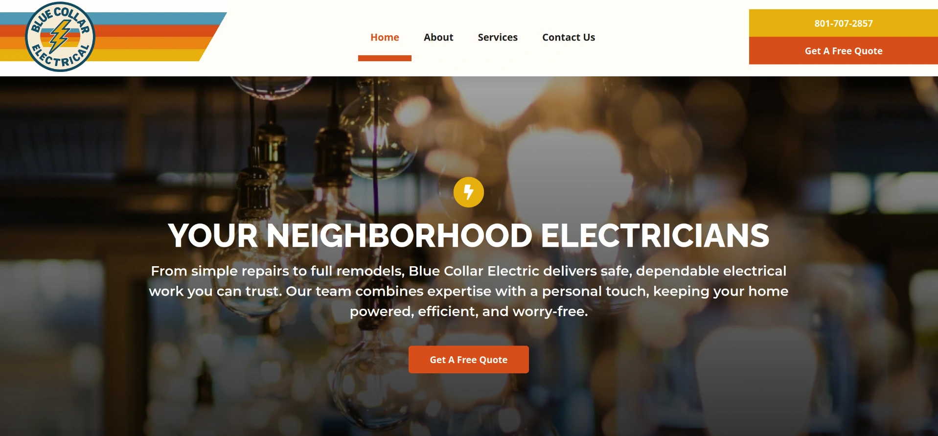 web design for electricians